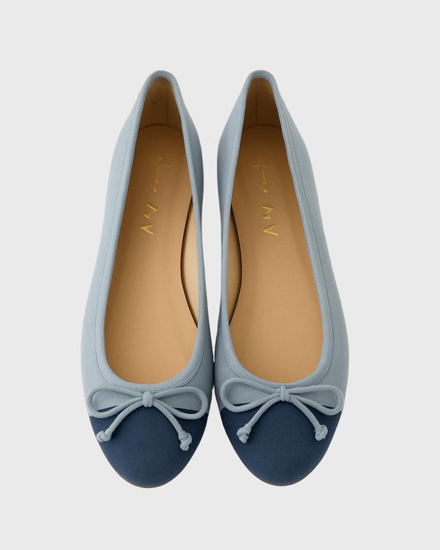 French Sole New York Index Flats - Ice Blue