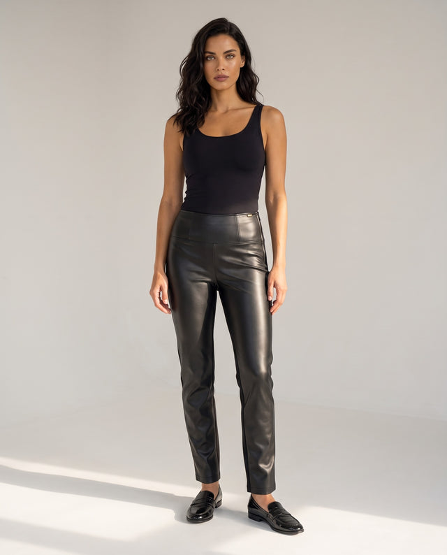 Sleek Faux Leather Pant