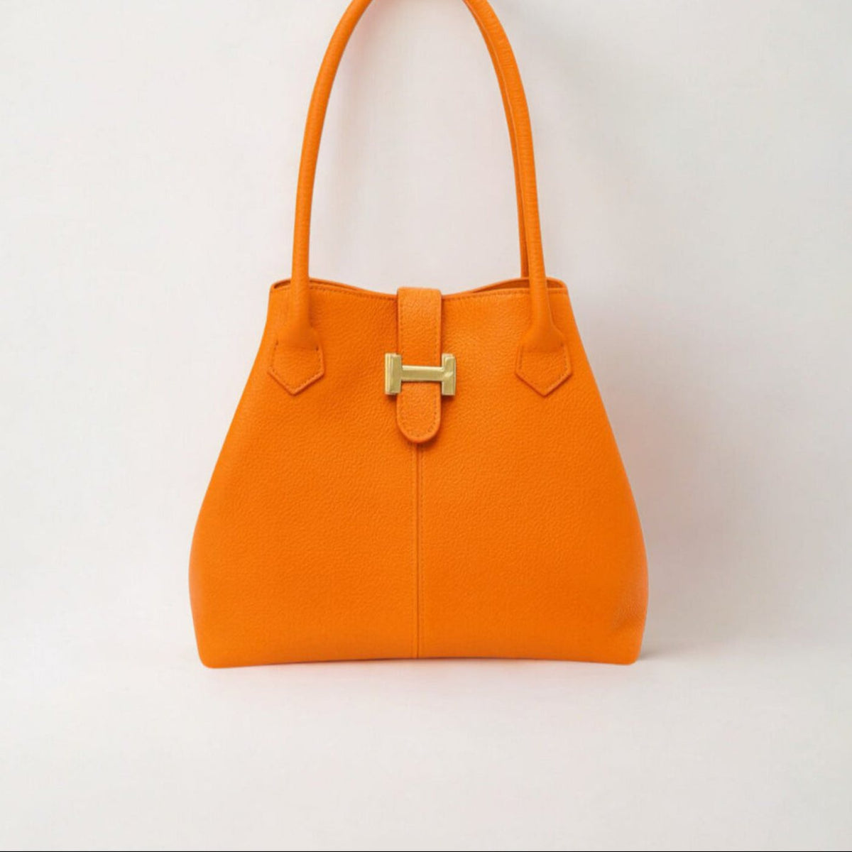 Island Cashmere Hampton bag in orange