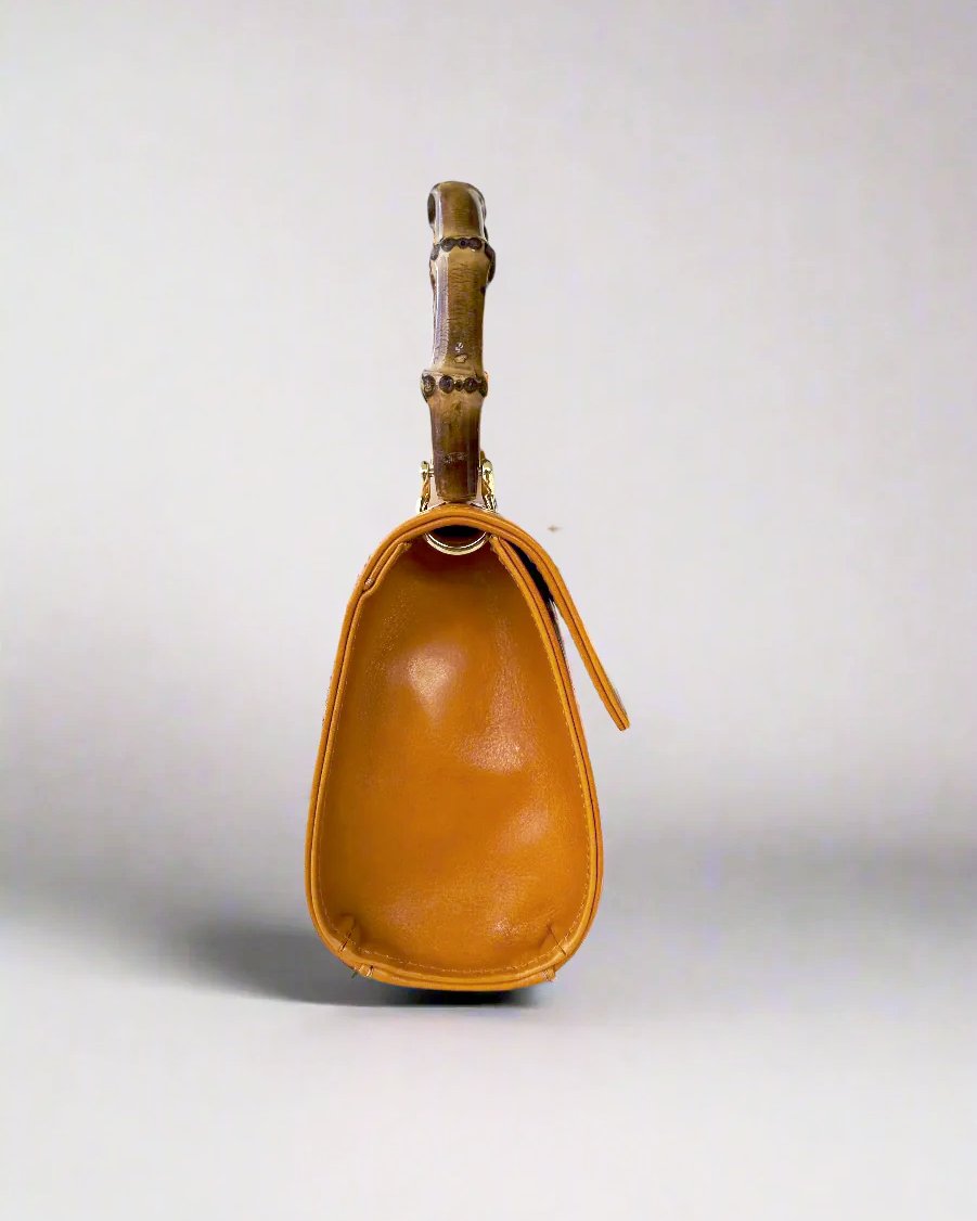 Mini Bag With Bamboo Handle – Island Cashmere Online