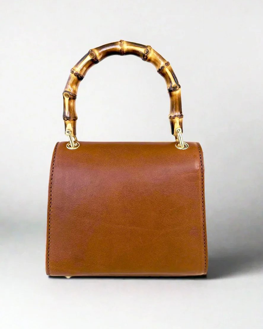 Mini Bag With Bamboo Handle – Island Cashmere Online