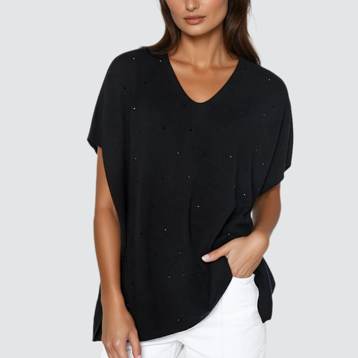 Crystal Vee Popover – Island Cashmere Online