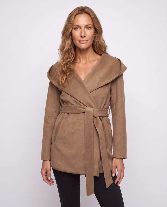 Vuitton Hooded Wrap Coat
