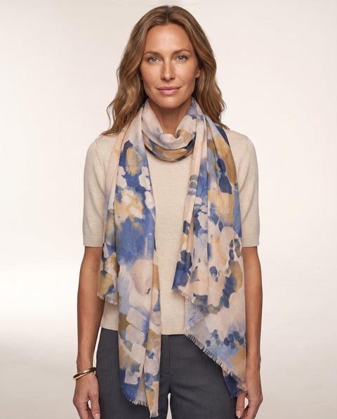 Abstract Print Scarf