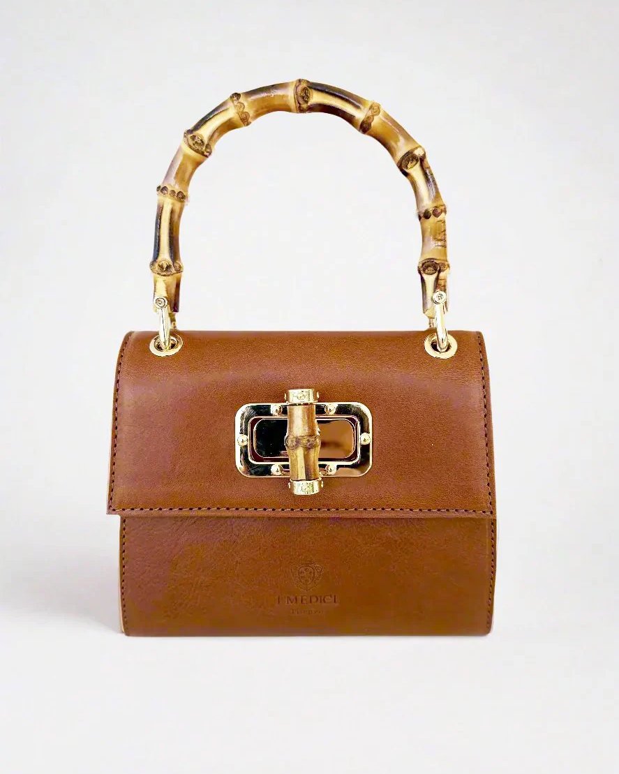 Mini Bag With Bamboo Handle – Island Cashmere Online