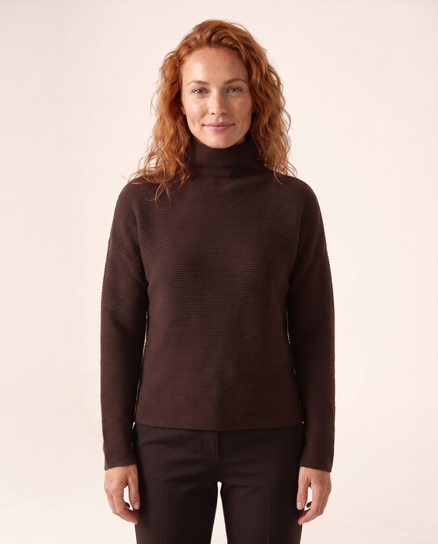 Textured Slouchy Funnel